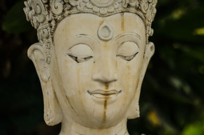 Close-up of buddha statue