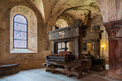 Wine cellar in the monastery eberbach