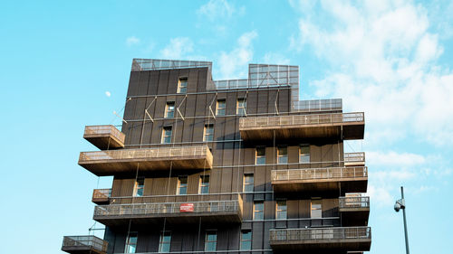 Low angle view of building against sky