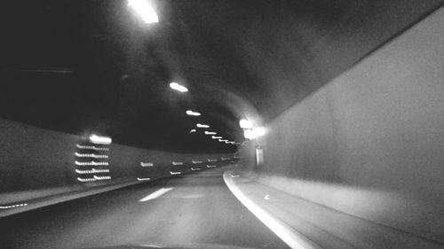 Illuminated tunnel