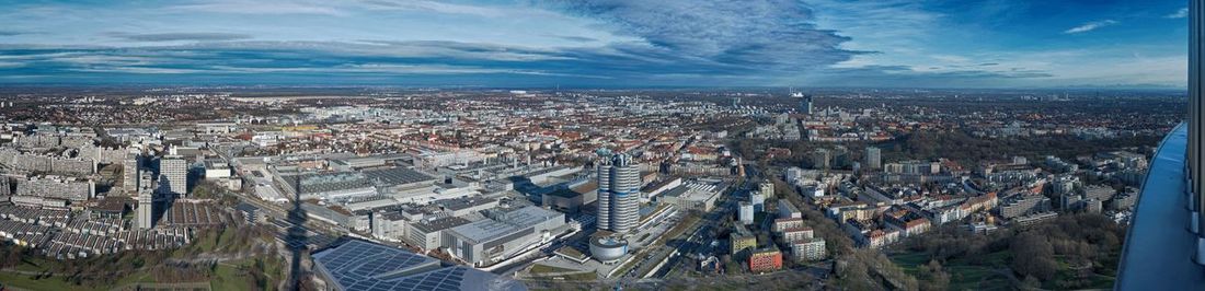 Aerial view of cityscape