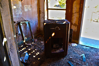 View of an abandoned building