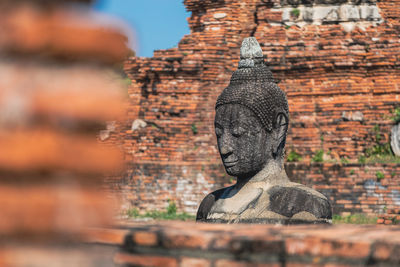 The beauty of buildings in ayutthaya, thailand it is a precious and rare thing.