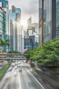 Street amidst buildings in city