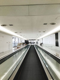 View of escalator in airport