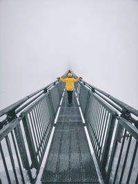 Low angle view of bridge against sky