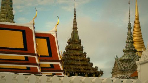 Low angle view of temple