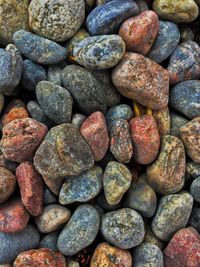 Full frame shot of stones