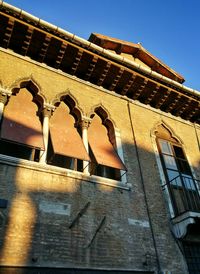 Low angle view of old building