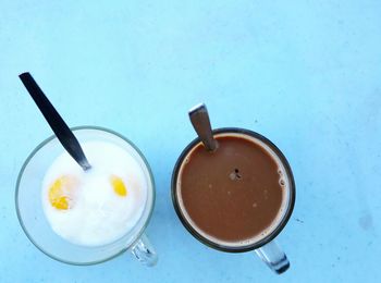 Close-up of drink on table