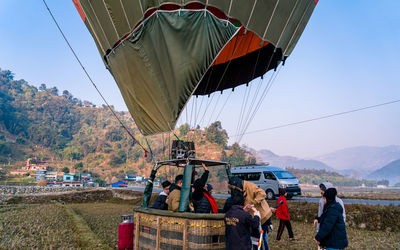 hot air balloon