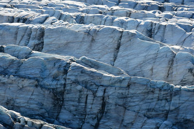 Full frame shot of glacier ice