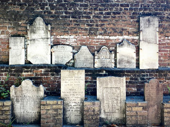 Gravestones in savannah 