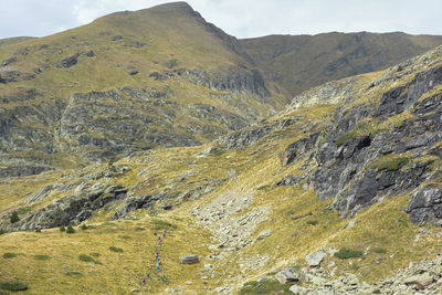 Scenic view of landscape and mountains