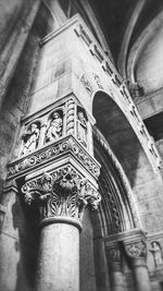 Low angle view of ornate building