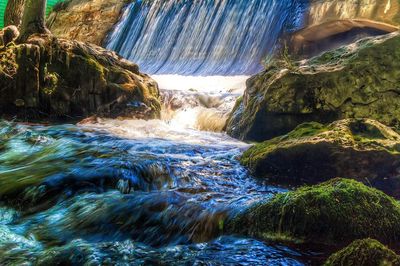 Waterfall in forest