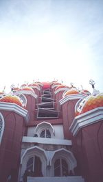 Low angle view of building against sky