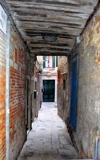 Entrance of abandoned building