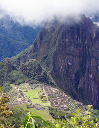 Aerial view of landscape