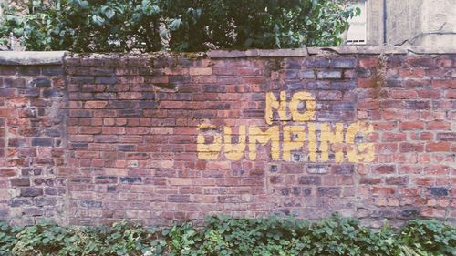 Brick wall with brick wall