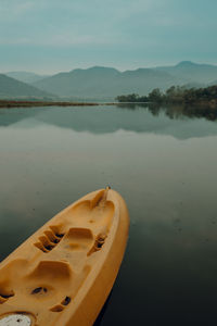 Boat in lake