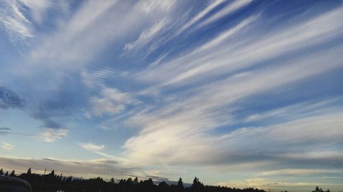 Scenic view of sky at sunset