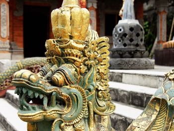 Close-up of buddha statue