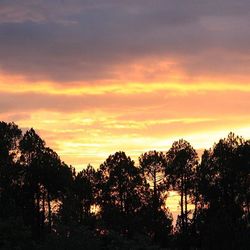 Scenic view of sky at sunset