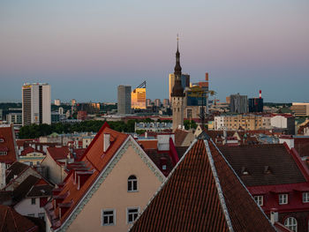 View of buildings in city