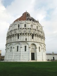 Low angle view of building against sky