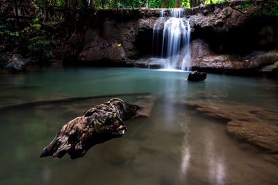 View of waterfall