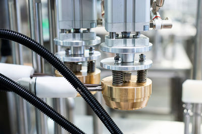 Close-up of machine part