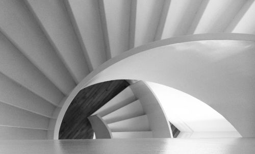 View of spiral staircase