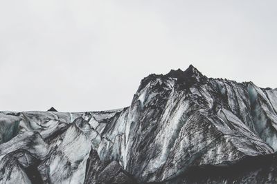 Low angle view of built structure against clear sky