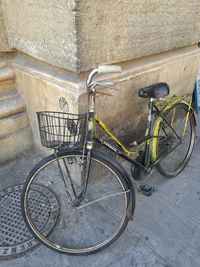 Bicycle in basket
