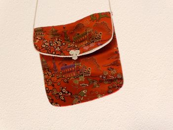 Close-up of text on wall