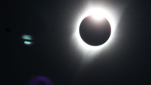 Close-up of moon in sky