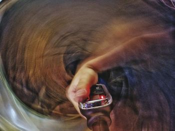 Close-up of cropped object