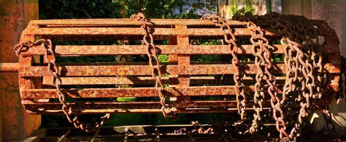 Close-up of wooden door