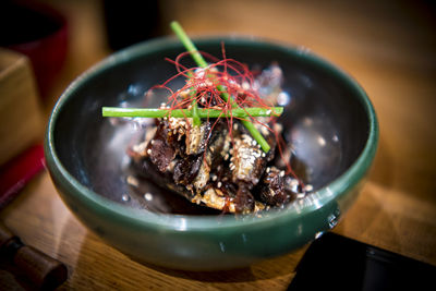 Close-up of food in bowl