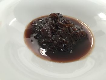 Close-up of served food
