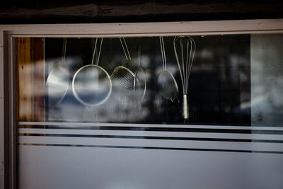 Digital composite image of glass window