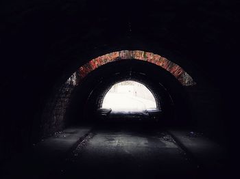 Interior of old tunnel