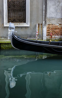 Woman hand with reflection of water