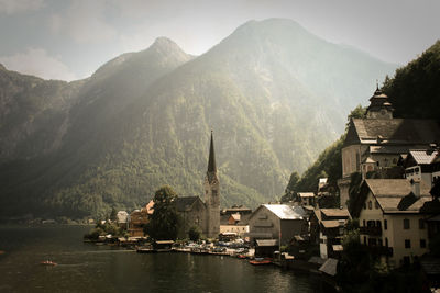 Houses in the sea