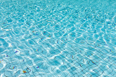 Full frame shot of water in swimming pool