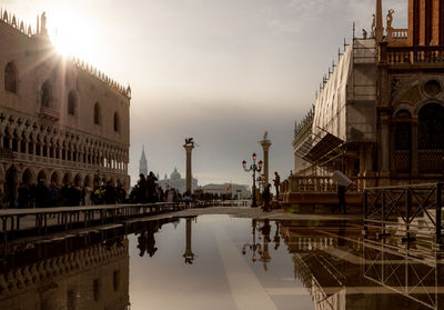 Reflection in piazza san marco