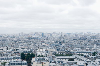 High angle view of cityscape