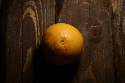 Close-up of orange - fruit on table