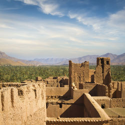 View of old ruins against sky